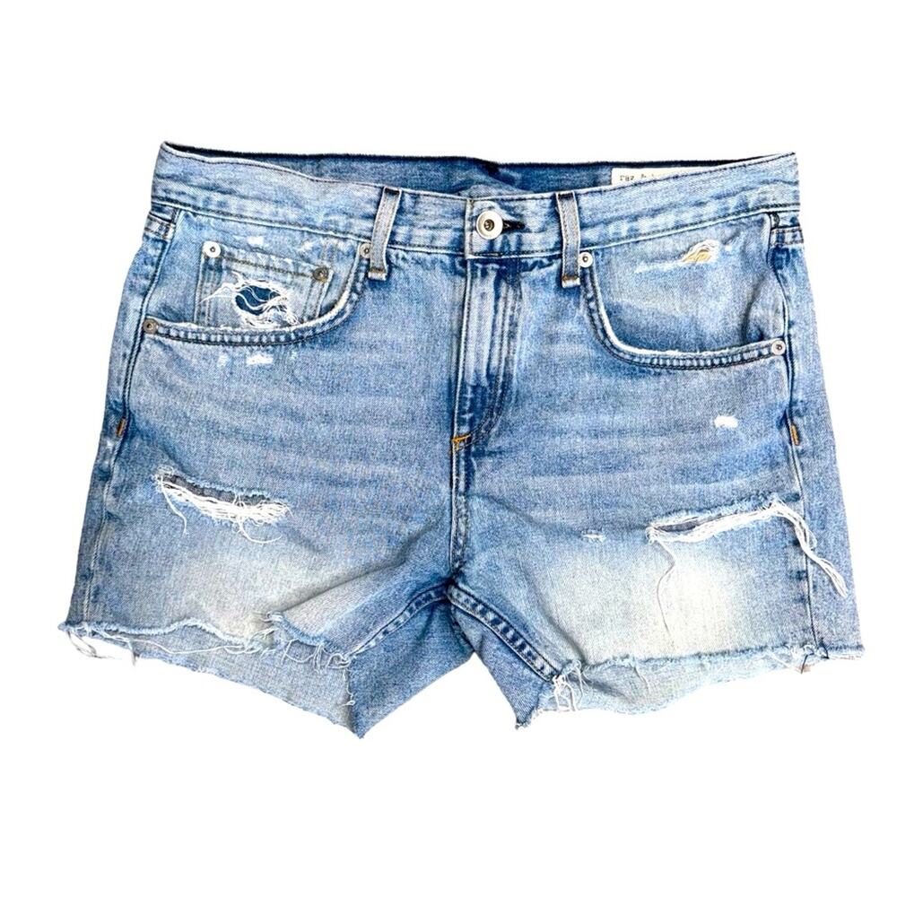 RAG & BONE Women's Distressed Denim Jean Shorts